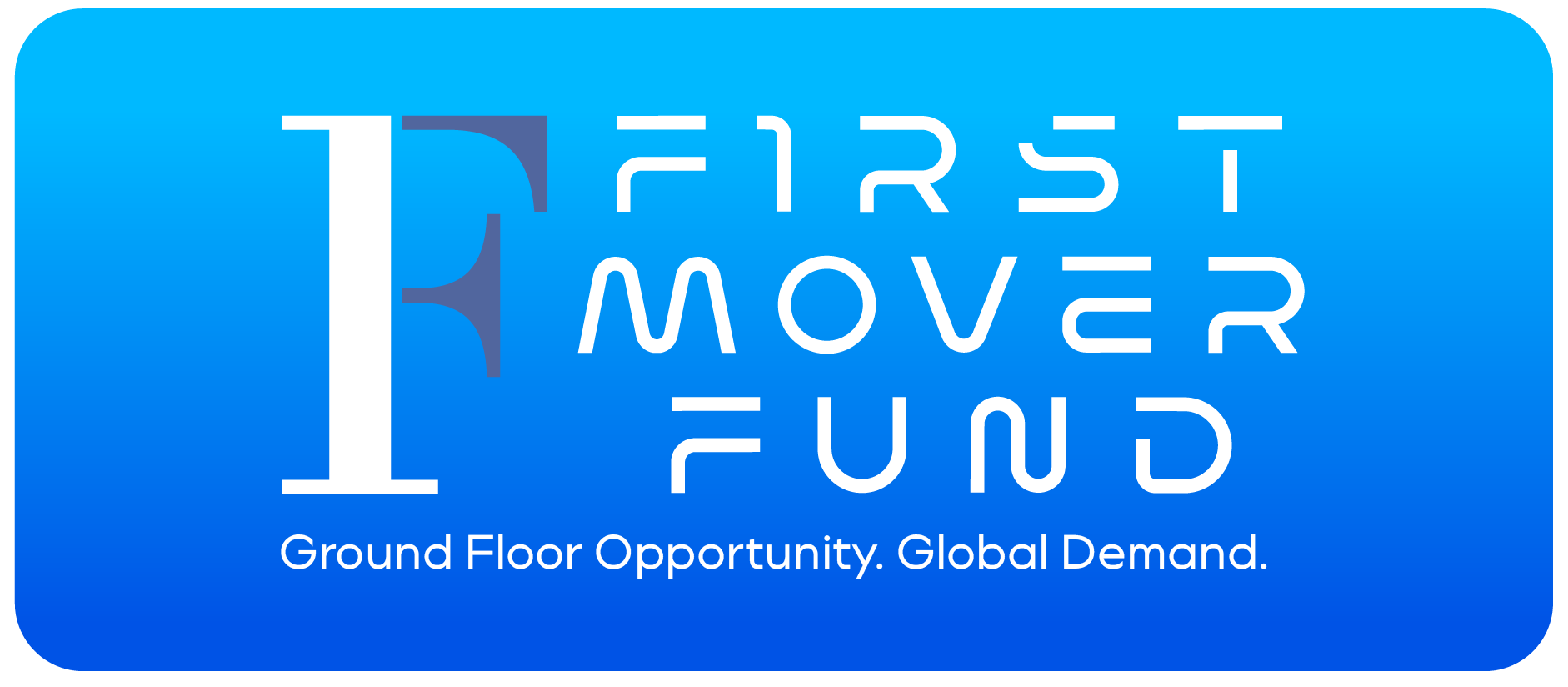 First Mover Fund LOGO HORIZONTAL REVERSE